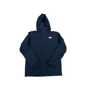 The North Face Waterproof Hooded Jacket Navy Blue NF0A7V3J96P Men's Size M